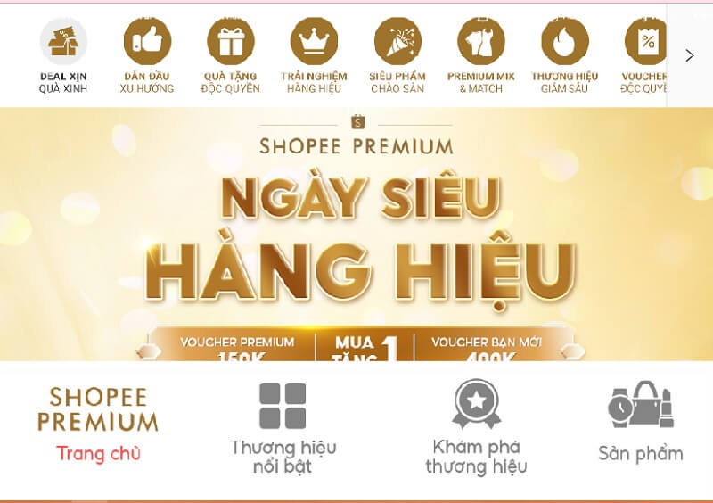 Tổng quan về Shopee Premium - gian hàng chọn lọc độc quyền từ các nhãn hàng đẳng cấp nhất - GiaoHangTotNhat.VN