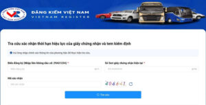 Tra cứu đăng kiểm Online - Thông tin phương tiên xe hơi, Ôtô, xe máy