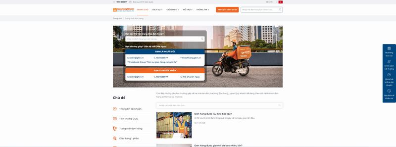 Hướng dẫn tra cứu vận đơn Giao Hàng Nhanh GHN - GiaoHangTotNhat.VN