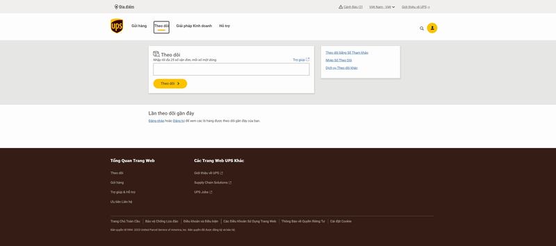 Hướng dẫn tra cứu vận đơn UPS - GiaoHangTotNhat.VN