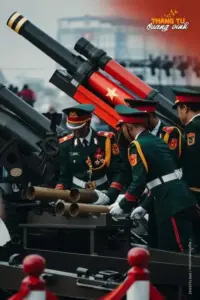 Ánh sáng hắt từ bên hông tạo cảm giác ánh sáng điện ảnh, làm nổi huy hiệu trên ngực áo.