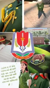 Dưới ánh nắng nhẹ, Cảnh sát giao thông đứng điều tiết xe với găng tay trắng và còi nhỏ.