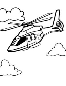 Chiếc Sikorsky S 76 được phác thân dài, hàng cửa sổ đều và càng đáp thấp gọn.