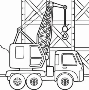 Trên nóc cabin có còi xe nhỏ, móc cẩu cong nhẹ và thùng hàng được nâng lên