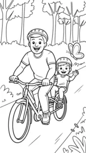 Phần ghi đông xe cong nhẹ, hai tay nắm tròn và chiếc chuông nhỏ nằm sát bên phải