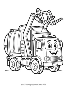 File in rõ nét cho thấy xe tải chở rau, thùng sau đầy củ quả và lá xanh
