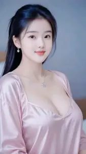 Trước nền kính sáng, váy dây mảnh tôn ngực và làn da trắng rất mềm