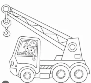 Màu thân xe nổi bật giữa nền cát, thùng hàng nâu treo bằng dây cáp đen