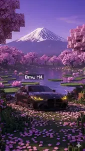 Phần hông BMW 7 Series màu bạc trải dài dưới nắng nhẹ, kính sau phản chiếu hàng cây ven đường.