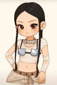 Loạt ảnh Jennie chibi đẹp ngọt lịm làm fan Kpop không thể rời mắt