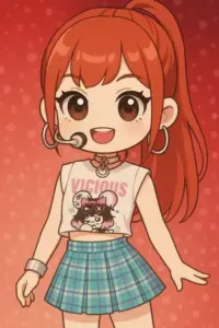 Lalisa Manobal hóa chibi cute hết nấc, vừa tinh nghịch vừa có thần thái idol cực cuốn