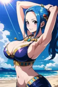 Carrot ngồi bên phao tròn, bikini vàng cùng nụ cười tinh nghịch làm khung hình đầy sức sống