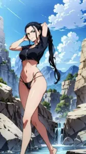 Perona cầm kính râm bên ly nước mát, bộ bikini hồng đen khiến ảnh thêm cá tính