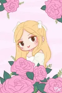 Loạt ảnh chibi Rosé cute lịm tim với khí chất idol, tóc vàng nổi bật và nụ cười ngọt