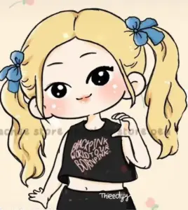 Ảnh Rosé chibi đẹp trong trẻo khiến cộng đồng Blink muốn tải về làm avatar ngay lập tức