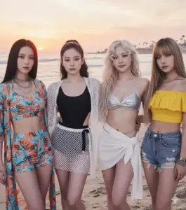126 Ảnh Blackpink mặc Bikini Sexy visual cực phẩm, body cuốn hút và thần thái sang chảnh