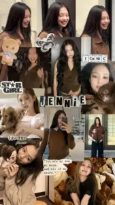 Bộ ảnh ghép đời thường của Jennie Kim nổi bật với nụ cười tươi và tông màu ấm