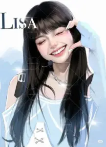 99 Ảnh Lisa Chibi dễ thương tái hiện Royal Maknae với biểu cảm ngọt ngào