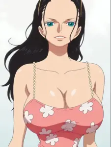 67 Ảnh Nico Robin Mặc Bikini Sexy với mái tóc dài và nụ cười điềm tĩnh