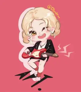 73 Ảnh Rosé Chibi với visual cute, thần thái idol và nét vẽ ngọt ngào
