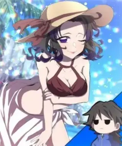 Góc chụp từ bên hông tôn vóc dáng nhỏ nhắn của nàng waifu giữa nắng chiều dịu